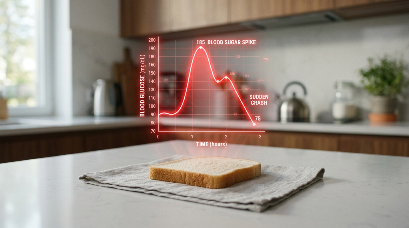 Why White Bread Is a Weight Gain Trap: The Science of Insulin and Spikes